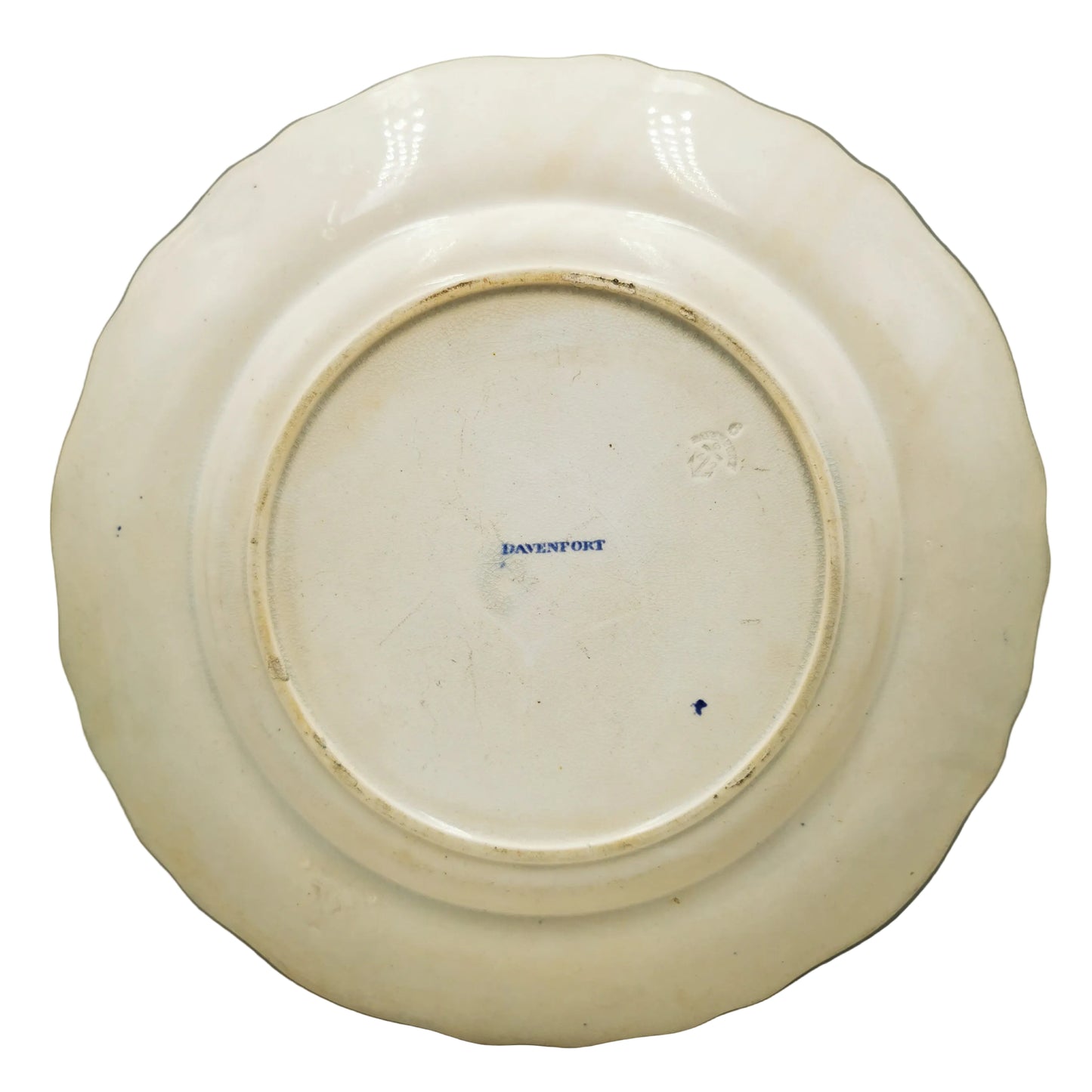 Davenport-Blue-and-White-China-Rhenish-Views-Dinner-Plate-1849