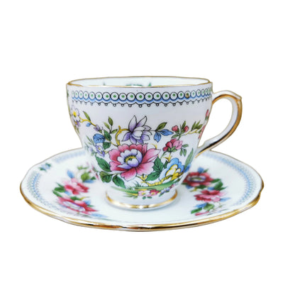 Duchess China Nanking Pattern Demitasse Coffee Cup and Saucer