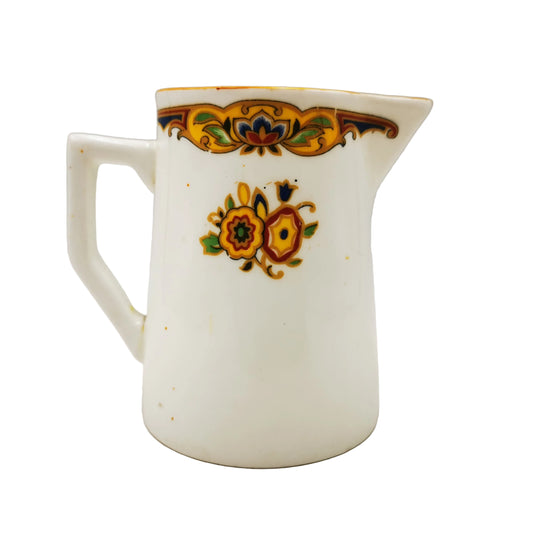 English Floral China Teacup Milk Jug