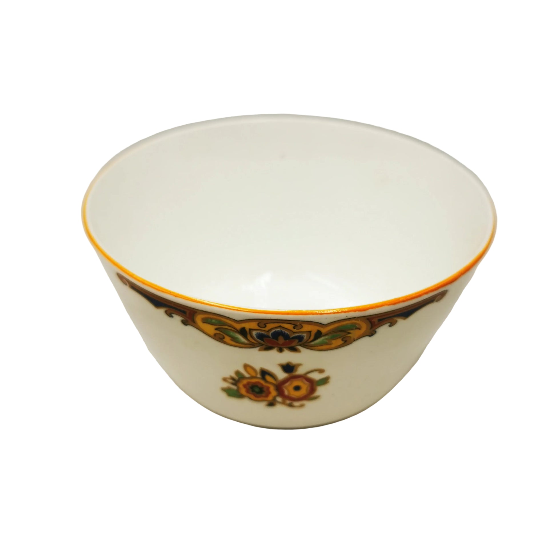 English Floral China Teacup Sugar Bowl