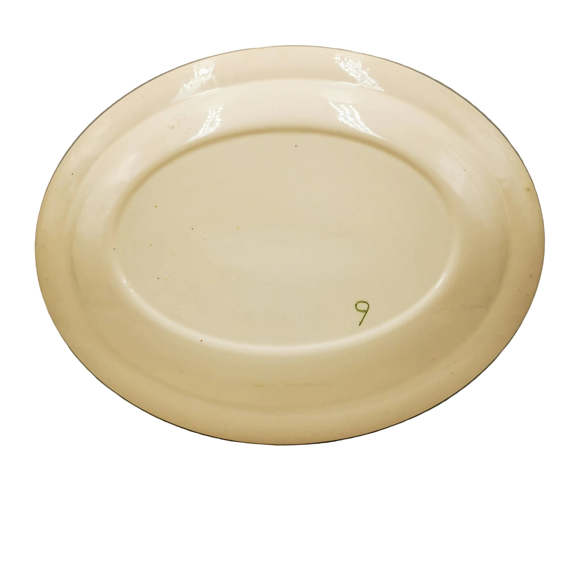 English-Ironstone-Tableware-Grey-and-White-China-English-Scenery-Oval-Platter