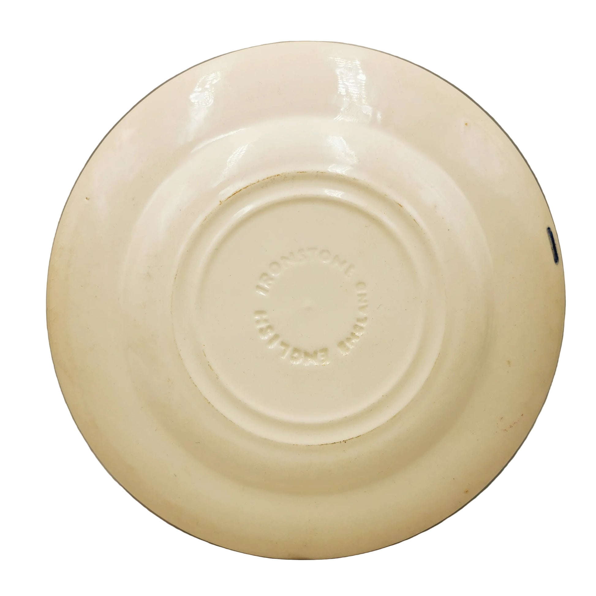 English Ironstone Tableware Red and White China Wakehurst Place Sussex Dessert Plate