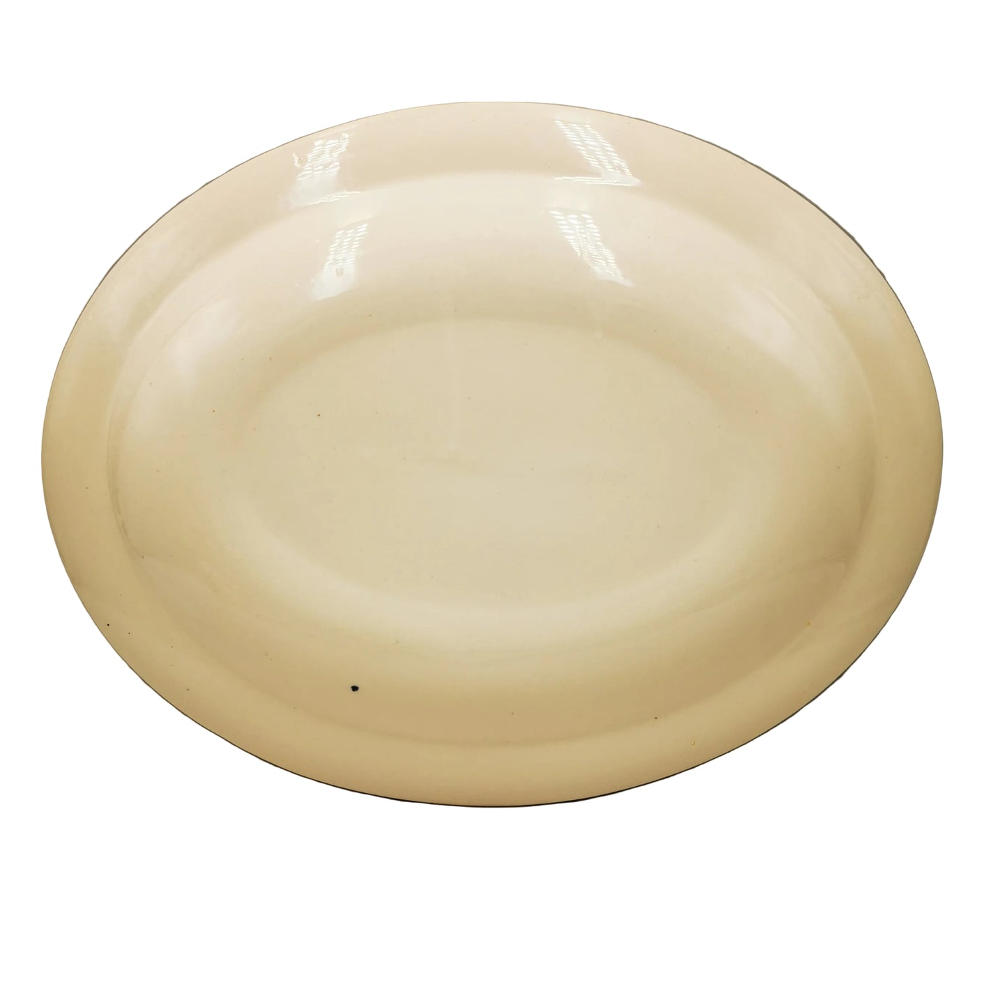 English-Ironstone-Tableware-Willow-Blue-and-White-China-11.5-inch-Oval-Platter