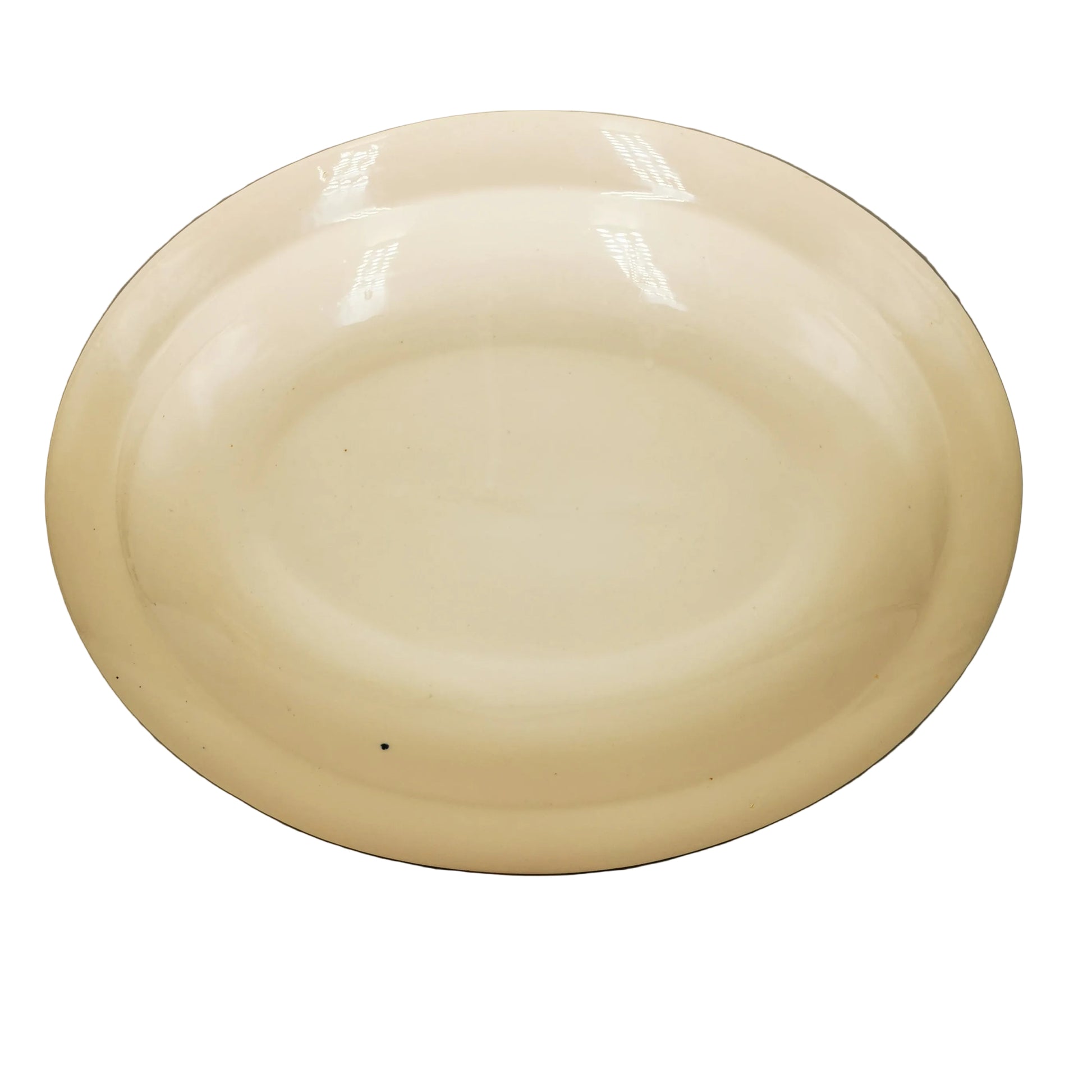 English-Ironstone-Tableware-Willow-Blue-and-White-China-11.5-inch-Oval-Platter
