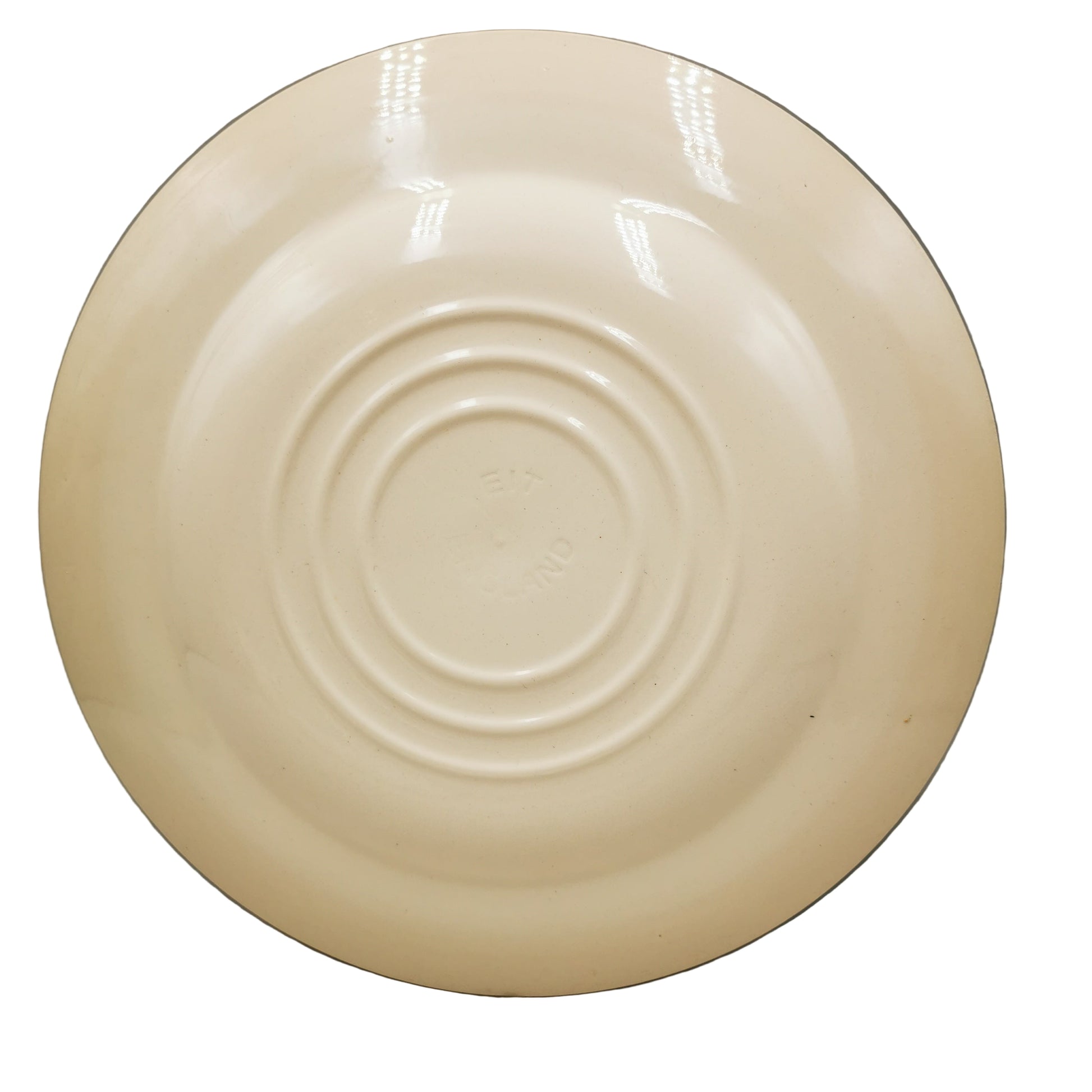 English Ironstone Tableware Red and White China Neuschwanstein Castle 9-5/8th-inch Plate