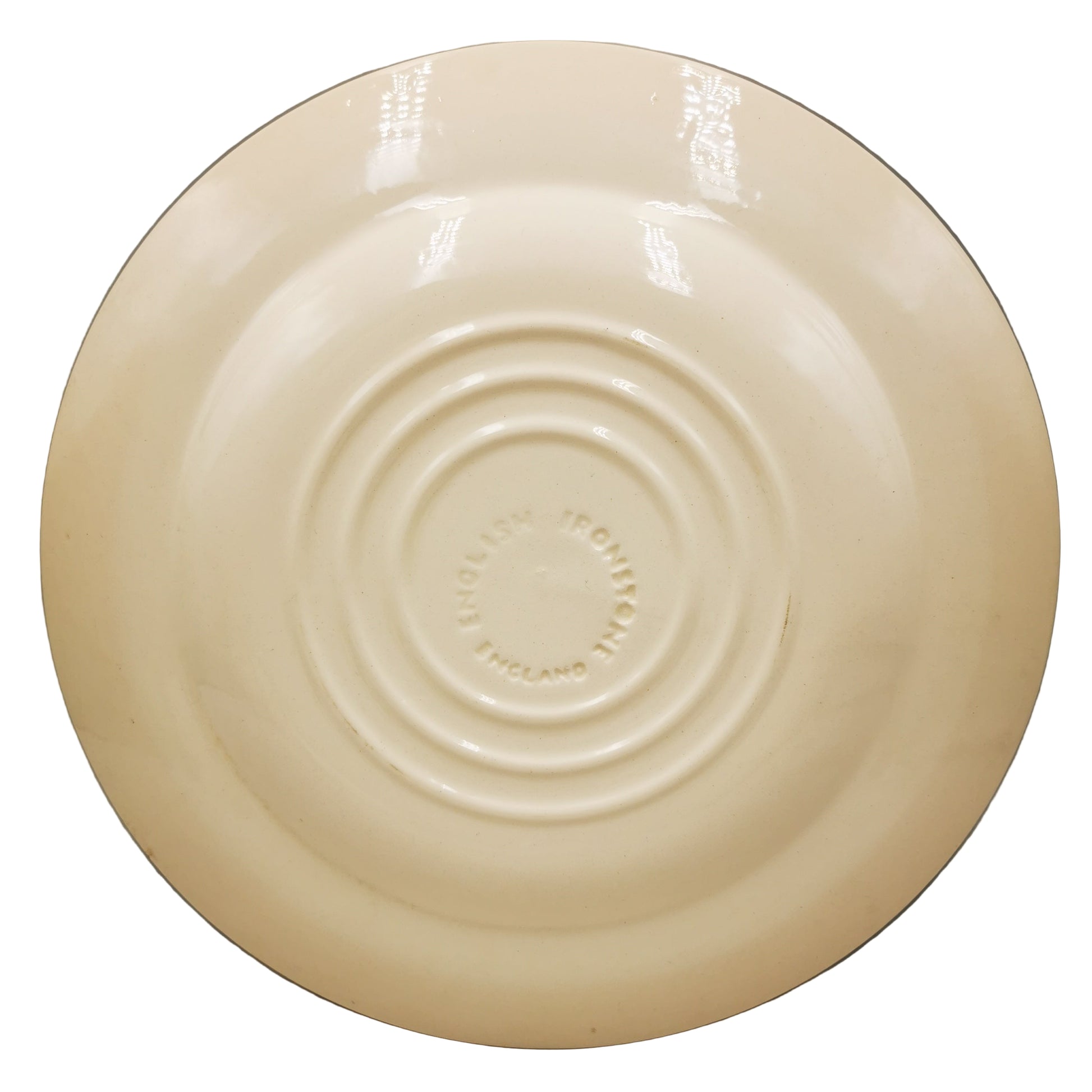 English Ironstone Tableware Red and White China Neuschwanstein Castle 9.75-inch Plate