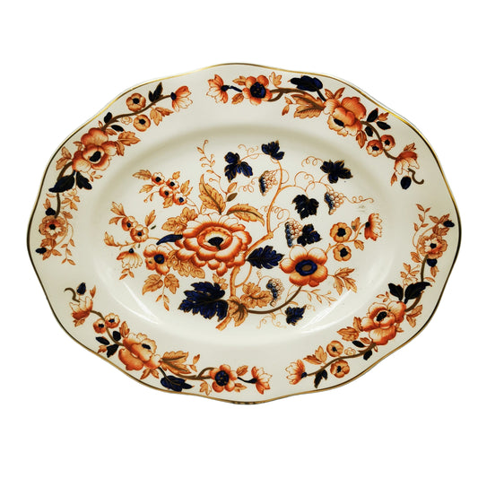 Enoch Wedgwood Old Derby (Windermere) 14-inch Oval Platter