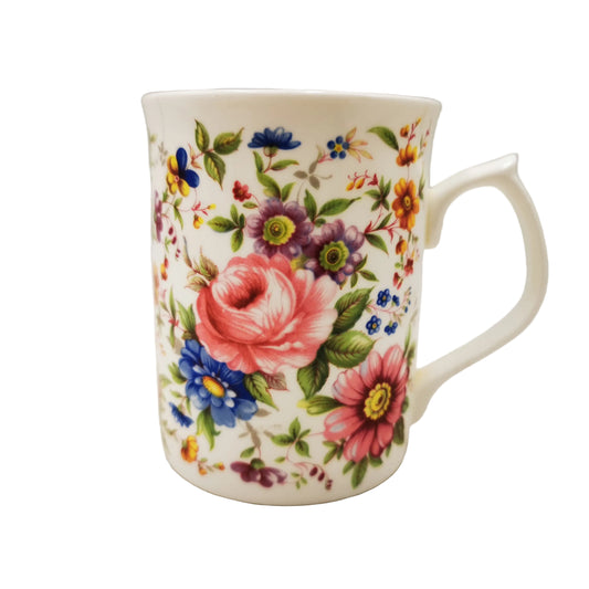 Fenton English Bone China Floral Mug