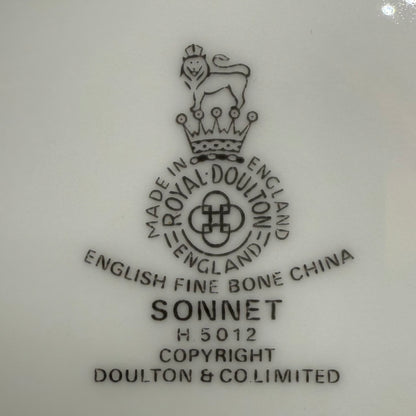 Royal Doulton Sonnet China H5012 6-inch Saucer
