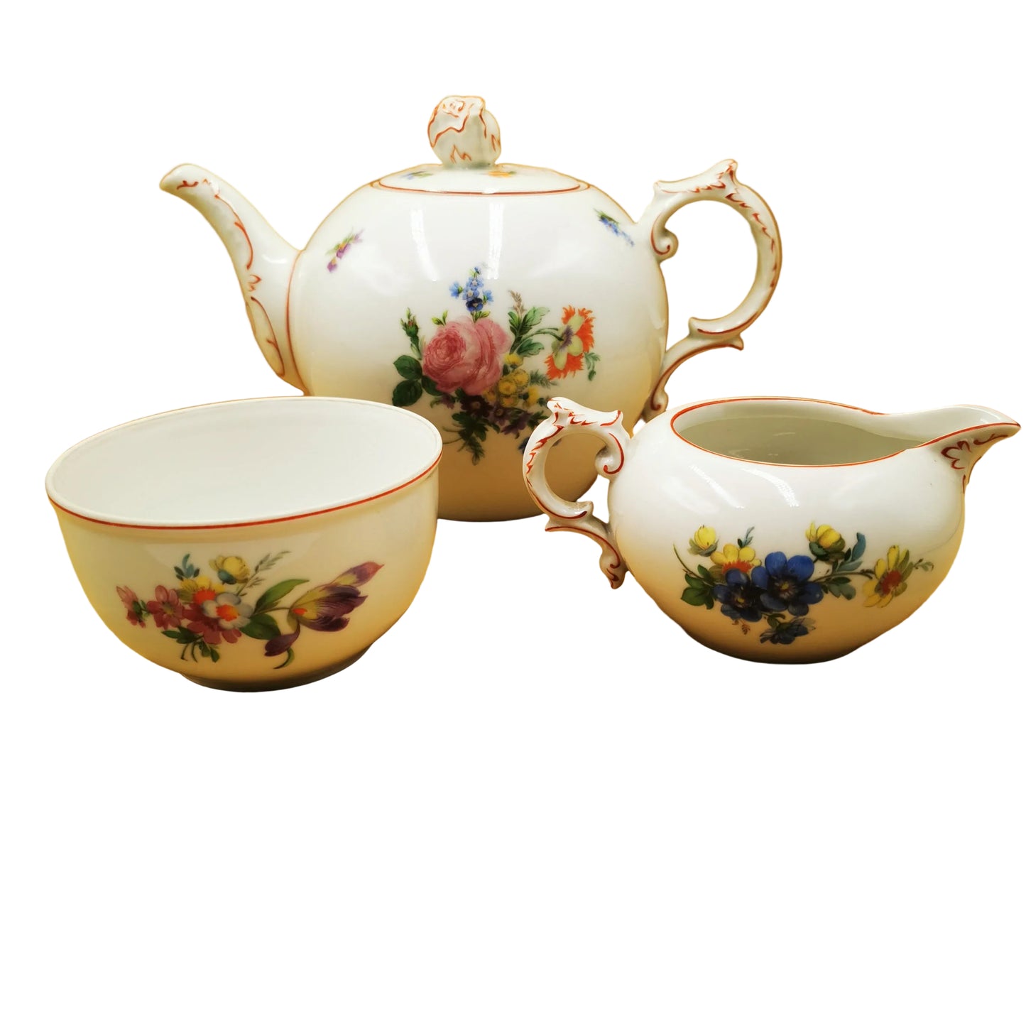 Furstenberg Floral China Tea Set