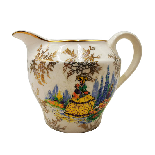Gibson and Sons Royal Harvey China Crinoline Lady Milk Jug