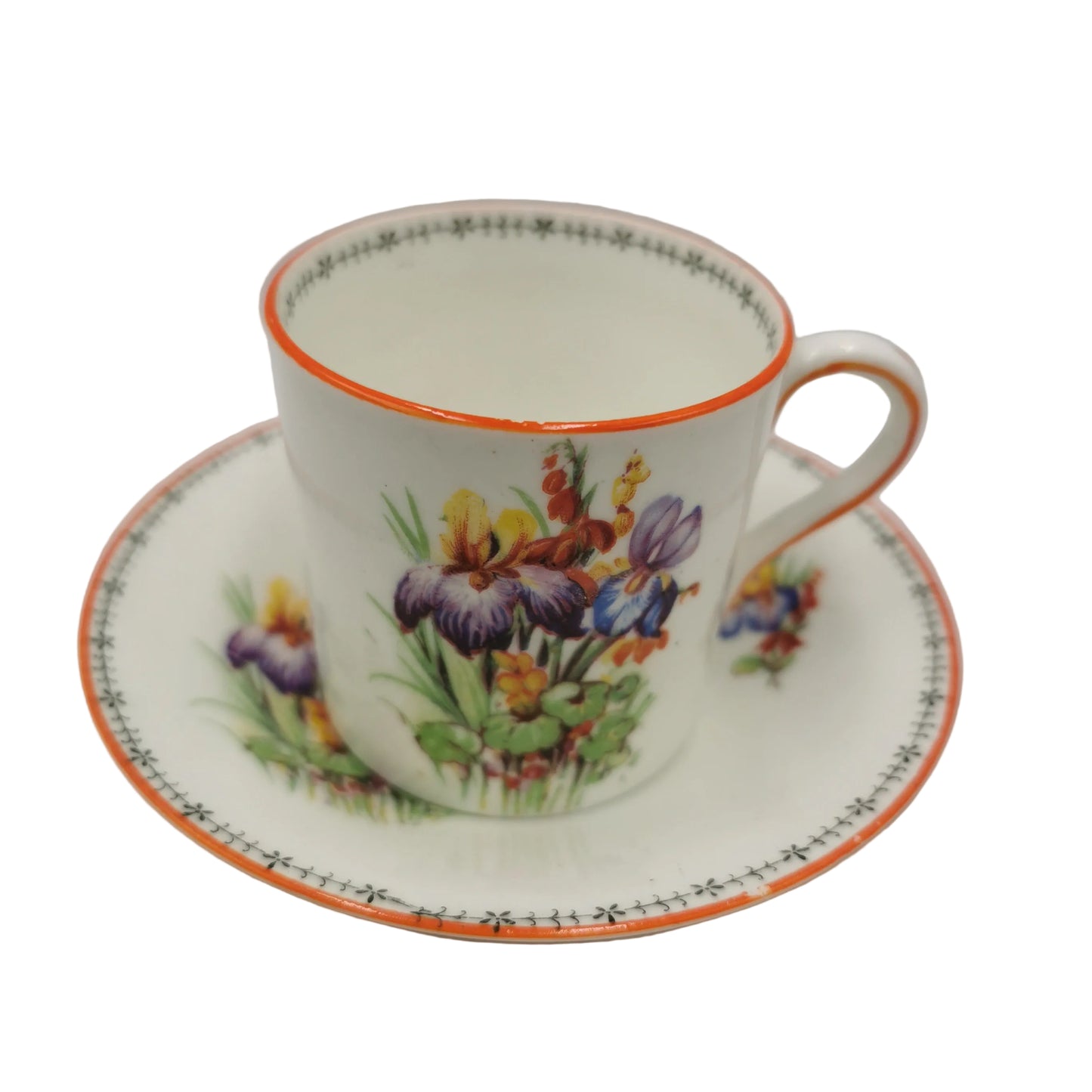 Grimwades Atlas China 7255 Demitasse Coffee Can and Saucer