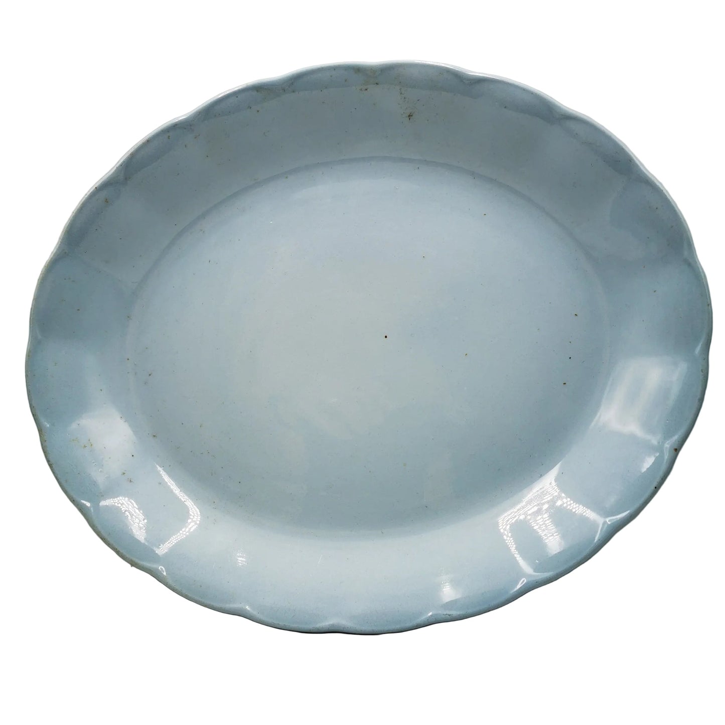 W H Grindley Lupin Petal China 14-inch Oval Platter 1936-1954