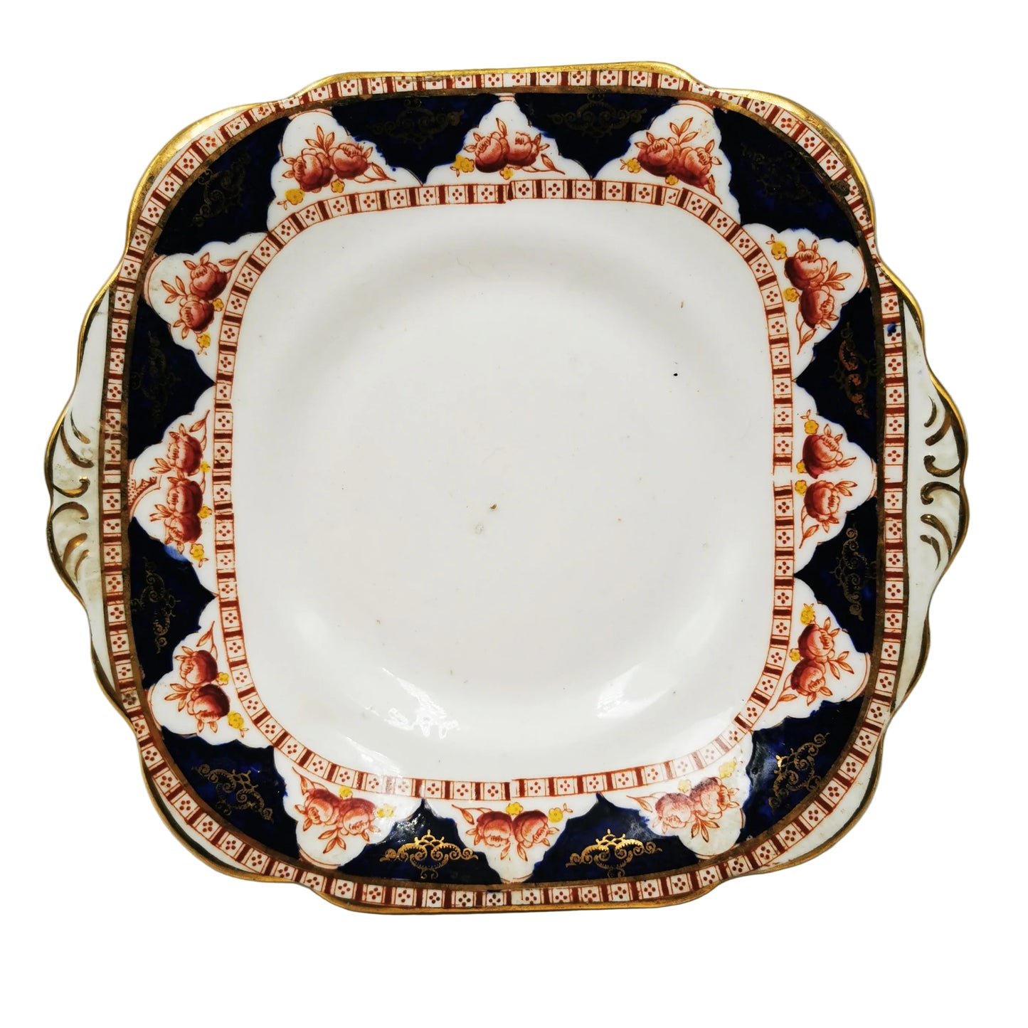 H J Colclough Vale China Imari Cake Plate