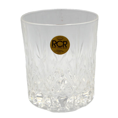 Set of 6 Royal Crystal Rock Italian Old Fashioned Whiskey Tumblers