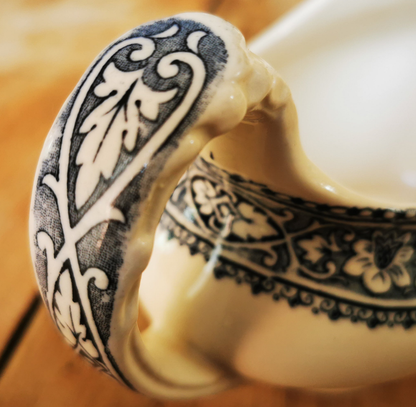 Antique Holburn Blue and White Jug or Gravy Boat