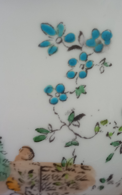 Plant Tuscan China Holly Hock Pattern 9657 Large Sugar Bowl