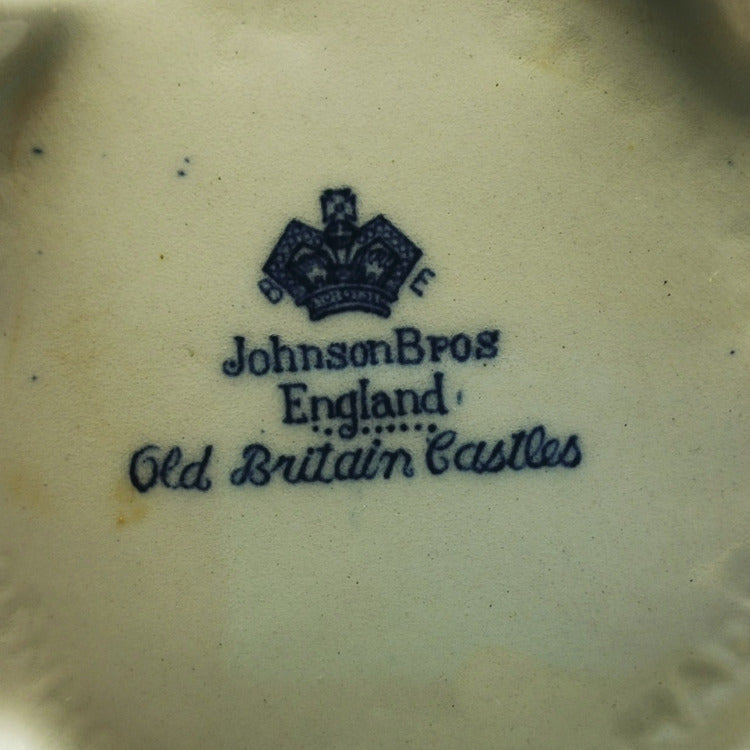 Johnson Bros Blue and White Old Britain Castles Blarney Castle Tea
