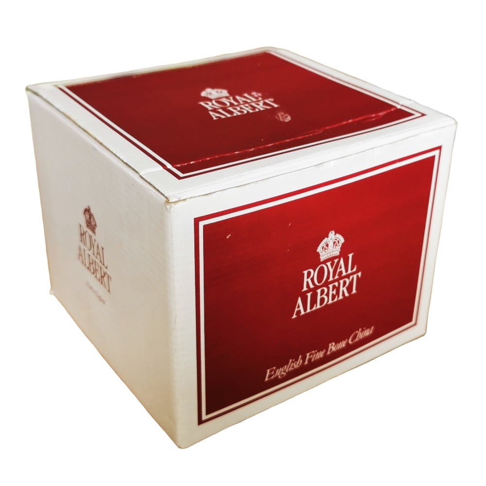 Royal Albert Flowers of the Month Series Boxed China Tea Cup Saucer and Side Plate Violets February