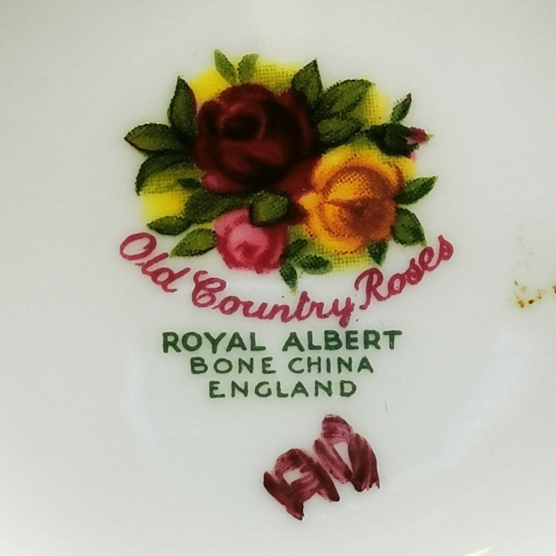 Royal Albert Old Country Roses China Candle Holder (slight damage)