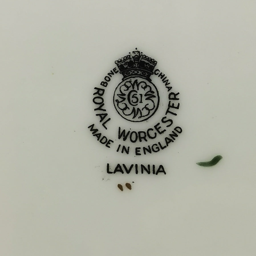 Royal Worcester China Lavinia 10-5/8th-inch Dinner Plate – Vintage