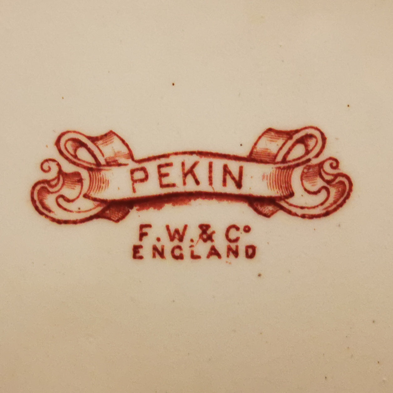 Antique F Winkle & Co Pekin Pattern full colour 7004 versionChina Dessert Plate