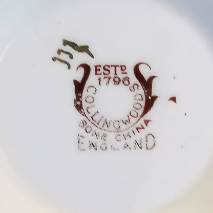 Collingwood Floral China Soup Cup and Saucer