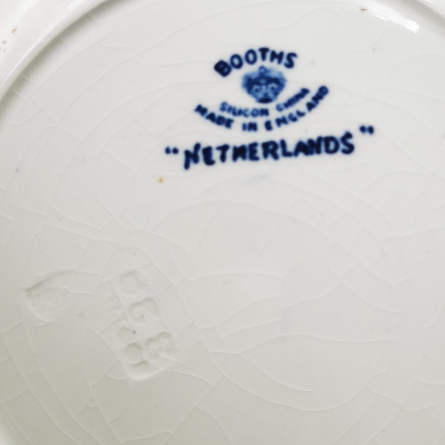 Antique Booths China Blue and White Netherlands Side Plate