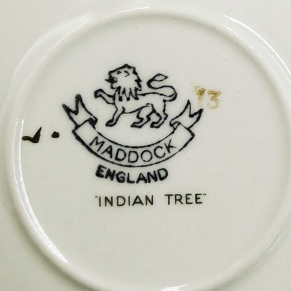 Maddock China Indian Tree Teacup and Saucer