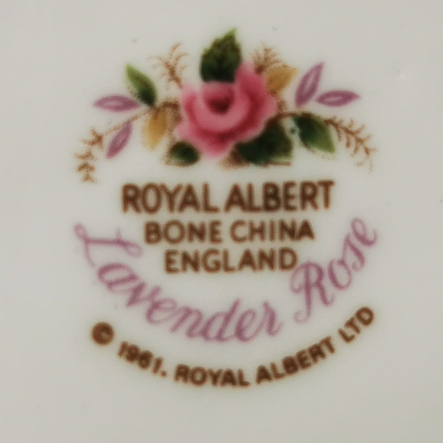 Royal Albert China lavender Rose Large Teapot