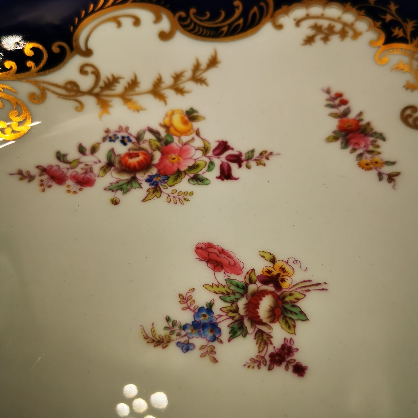 A Fine pair of Antique Coalport Dessert Plates