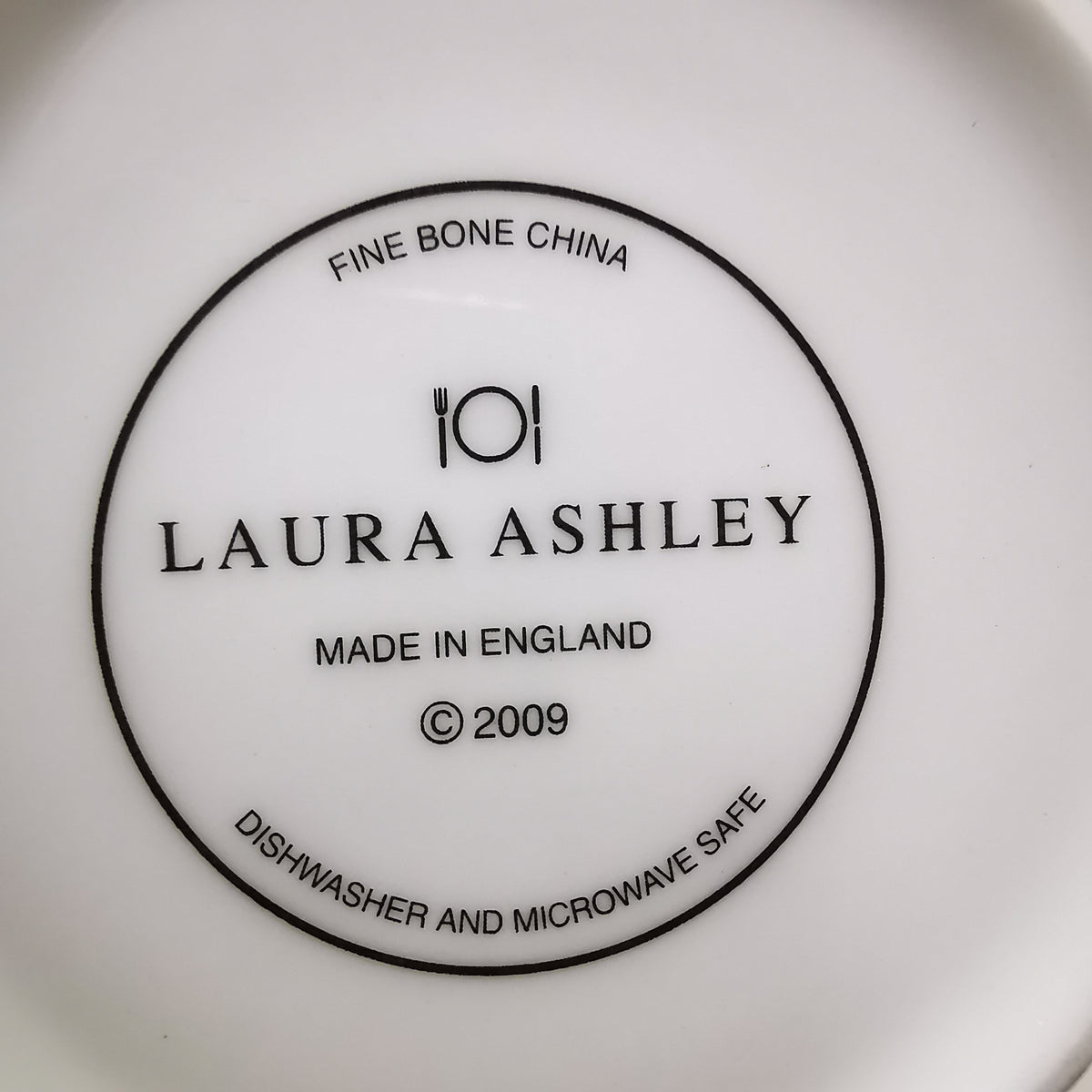 Laura Ashley White Hydrangea China Mug