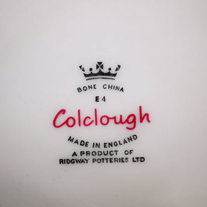 Colclough China Amoretta 7906 Teacup Trio with Square Side Plate