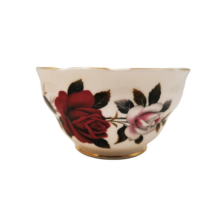 Colclough China Ridgway Amoretta 4.25-inch Sugar Bowl Floral Rose China 7906