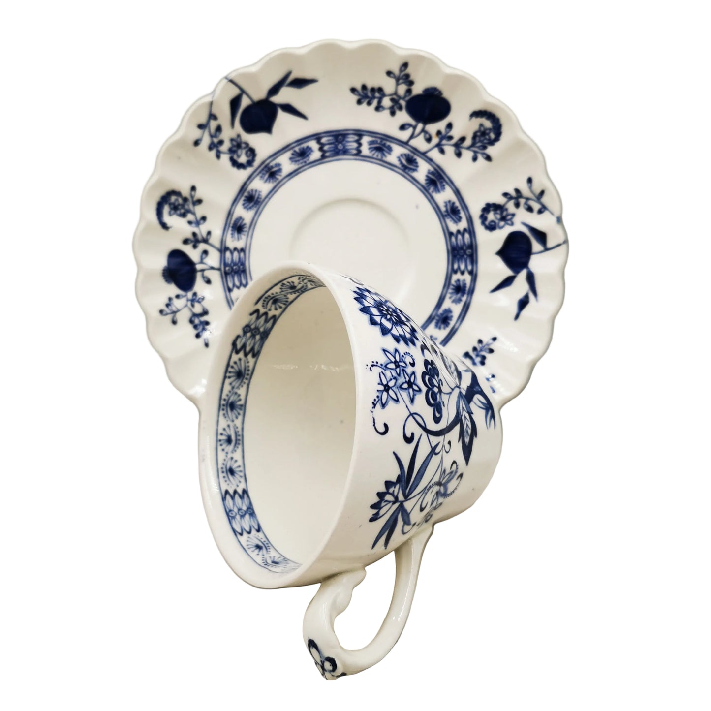 J-G-Meakin-Blue-Nordic-China-Ironstone-Teacup-and-Saucer