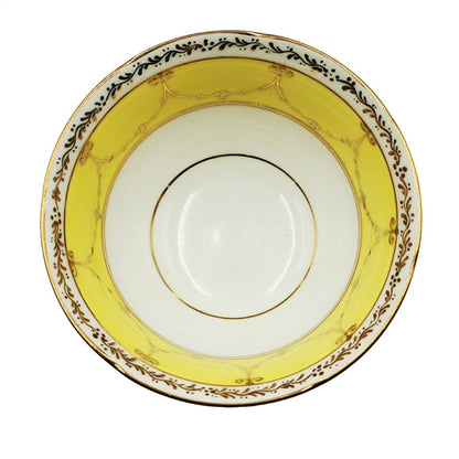 Antique Jackson and Gosling china Grosvenor Ye Olde English in design 4529 Sugar Bowl in primrose yellow