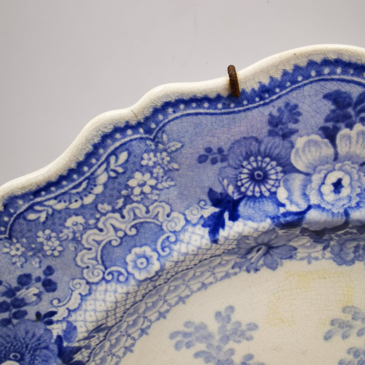 John-Maddock-Campanie-Blue-and-White-china-Dinner-Plate