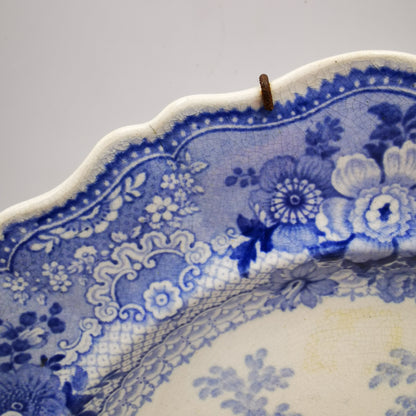 John-Maddock-Campanie-Blue-and-White-china-Dinner-Plate