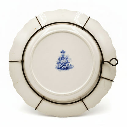John-Maddock-Campanie-Blue-and-White-china-Dinner-Plate