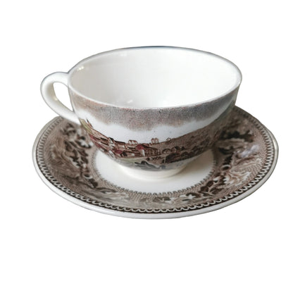 Johnson Bros China Historic America Teacup and Saucer