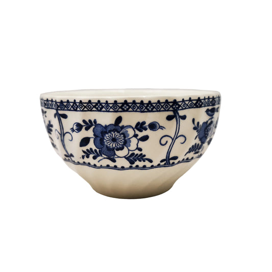 Johnson Brothers Blue Indies Blue and White China Sugar Bowl