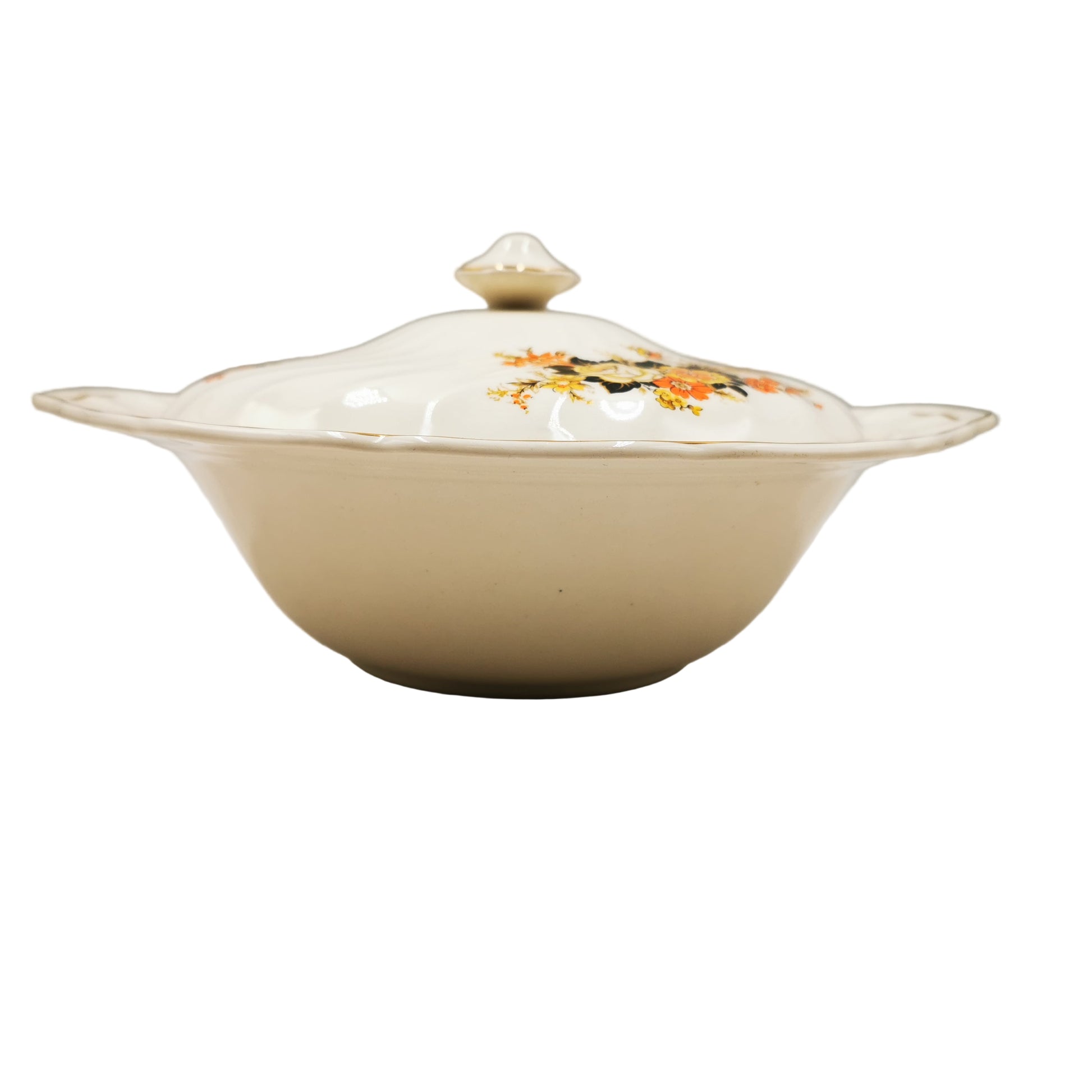 Johnson Brothers China Old Chelsea Autumn Flowers Round Lidded Tureen