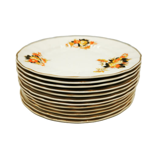 Johnson Brothers China Old Chelsea Autumn Flowers 7-inch Side Plate