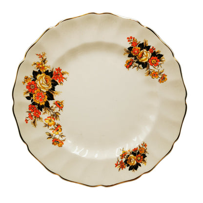 Johnson Brothers China Old Chelsea Autumn Flowers Dinner Plate