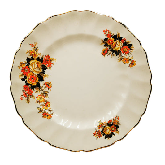 Johnson Brothers China Old Chelsea Autumn Flowers Dinner Plate