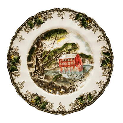 Johnson Brothers China The Friendly Village The Old Mill 10.75-inch Dinner Plate