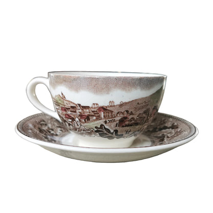 Johnson Bros China Historic America Teacup and Saucer