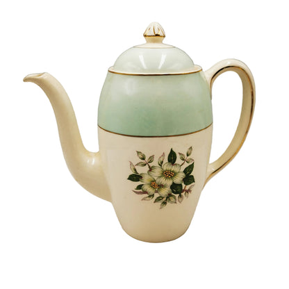 Johnson Brothers China Pareek Pistachio Snow White Coffee Pot