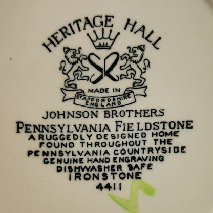 Johnson Brothers Heritage Hall China Side Plate Pennsylvania Fieldstone