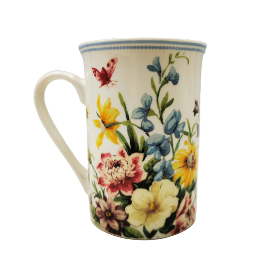 Katie Alice Design Flower Garland China Mug